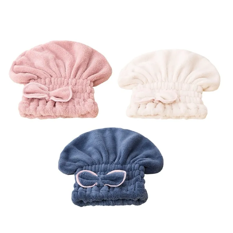 Super Absorbent Hair Towel Wrap - 1 Set